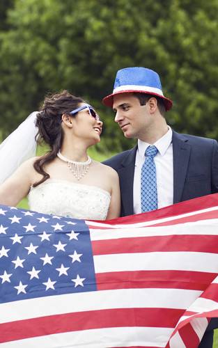 independence day wedding main img