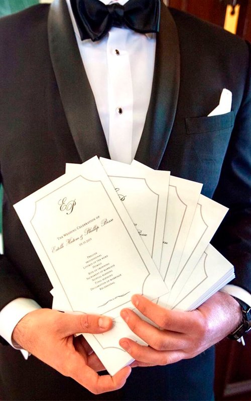 22 Great Tips To Creating Amazing Wedding Programs