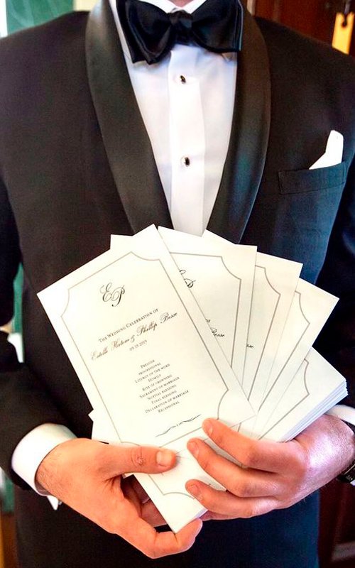 Wedding Program Examples & Thank You Wording Ideas