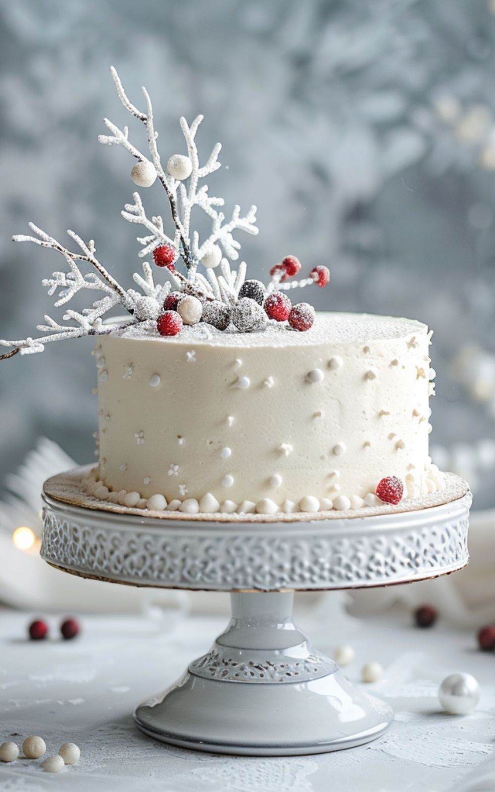 Fabulous Winter Wedding Cakes We Adore